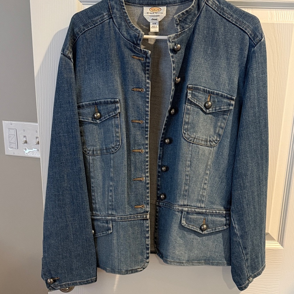 Coldwater Creek Classic Blue Jean Jacket